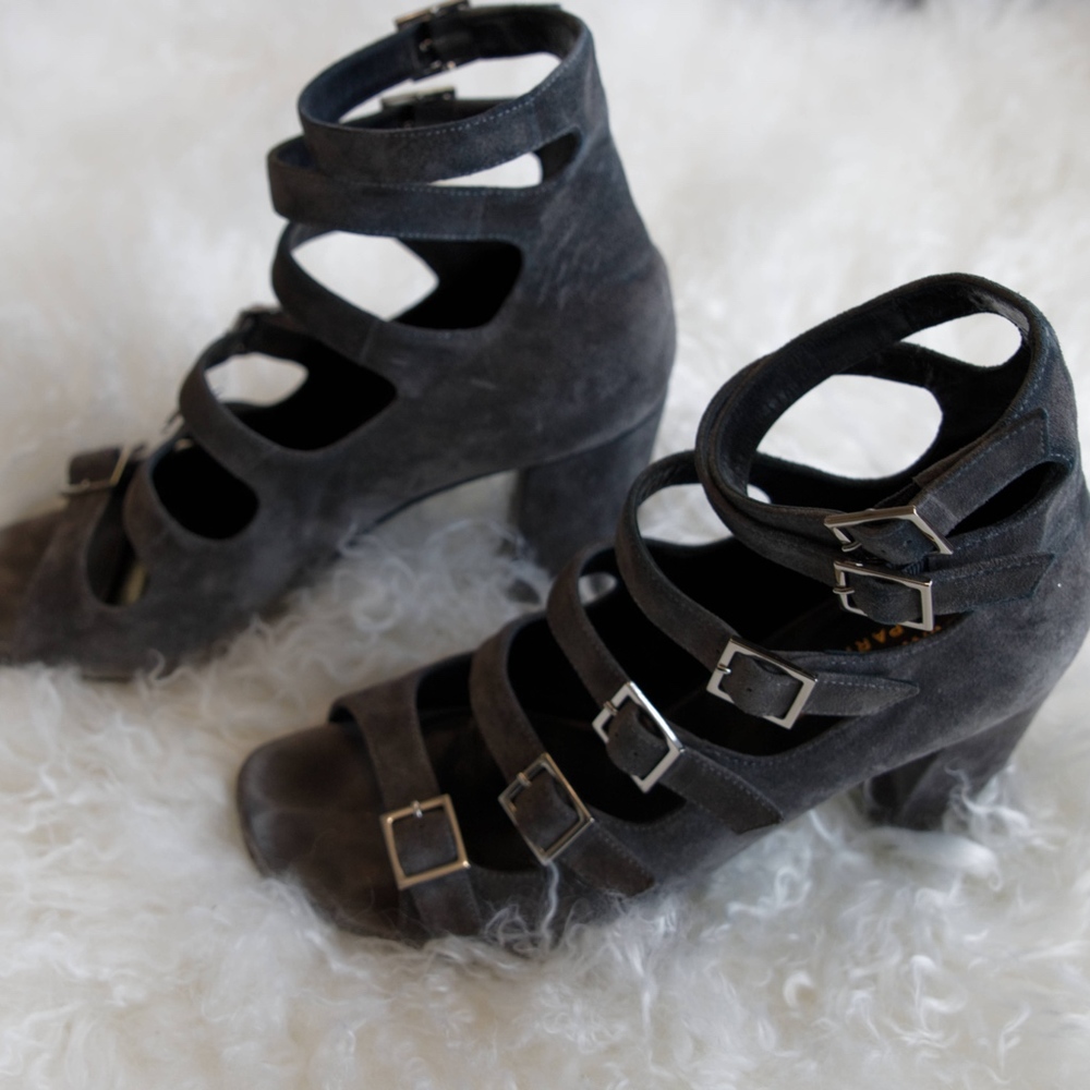 Babies 90 Babies Multi Buckle-Strap Brushed-Suede - Picture 3 of 8